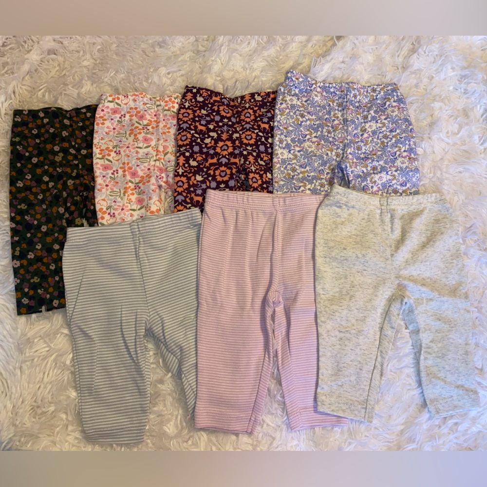 Bundle (13) Baby Girl 3M Leggings/Pants